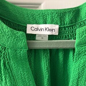 Calvin Klein Vibrant Green Dress